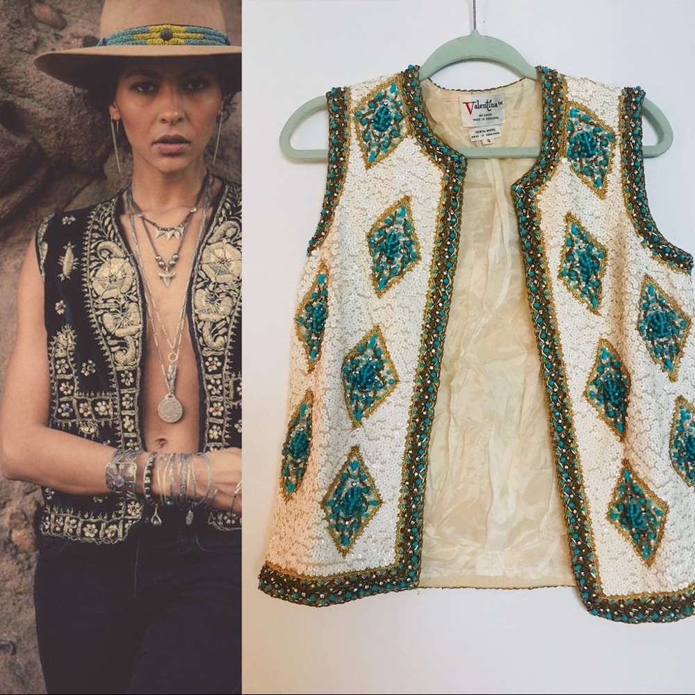 AMAZING Boho Embellished Vest